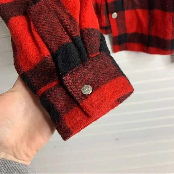 Vintage Plaid Shacket Wool Blend - Picture 3 of 8